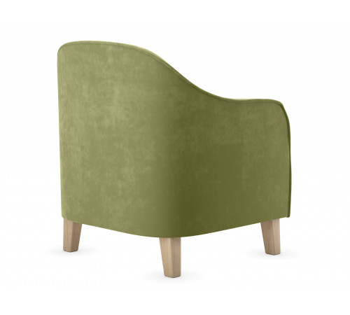 Кресло Правила мебели Эдита Оливковый, велюр Оливковый, велюр