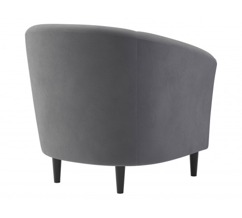 Кресло Правила мебели Элен Серый, велюр Серый, велюр
