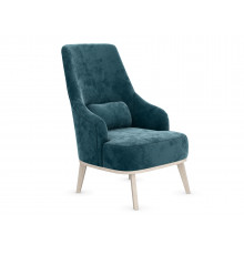 Кресло Правила мебели Лаурель Зеленый, микровелюр Зеленый, микровелюр
