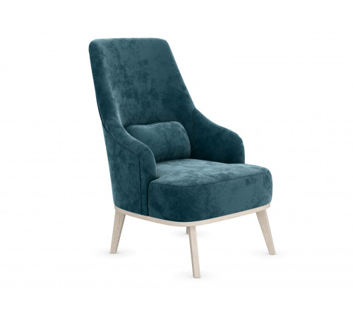Кресло Правила мебели Лаурель Зеленый, микровелюр Зеленый, микровелюр
