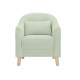 Кресло Правила мебели Эдита Светло-зеленый, искусственный мех Светло-зеленый, искусственный мех
