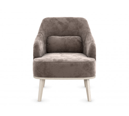 Кресло Правила мебели Лаурель Миди Латте, микровелюр Латте, микровелюр