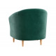 Кресло Правила мебели Элен Зеленый, велюр Зеленый, велюр