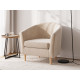 Кресло Правила мебели Элен Бежевый, велюр Бежевый, велюр