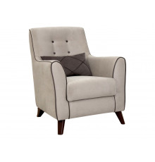 Кресло НижегородмебельИК Фрэнклин Крем / Мокко, велюр Крем / Мокко, велюр