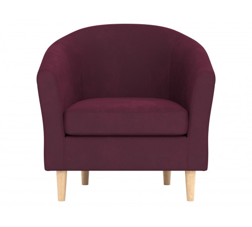 Кресло Правила мебели Элен Винный, велюр Винный, велюр