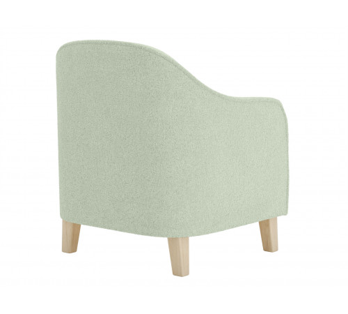 Кресло Правила мебели Эдита Светло-зеленый, искусственный мех Светло-зеленый, искусственный мех