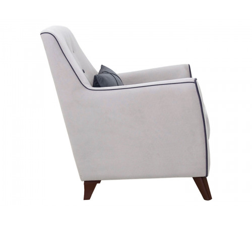 Кресло НижегородмебельИК Фрэнклин Серебро / Графит, велюр Серебро / Графит, велюр