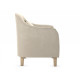 Кресло Правила мебели Эдита Бежевый, велюр Бежевый, велюр