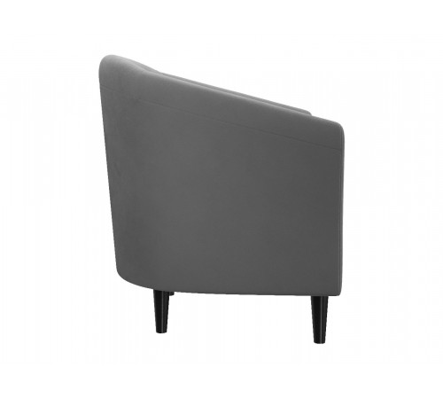 Кресло Правила мебели Элен Серый, велюр Серый, велюр