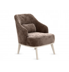 Кресло Правила мебели Лаурель Миди Корица, микровелюр Корица, микровелюр