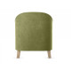 Кресло Правила мебели Эдита Оливковый, велюр Оливковый, велюр