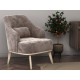 Кресло Правила мебели Лаурель Миди Латте, микровелюр Латте, микровелюр