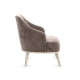 Кресло Правила мебели Лаурель Миди Латте, микровелюр Латте, микровелюр