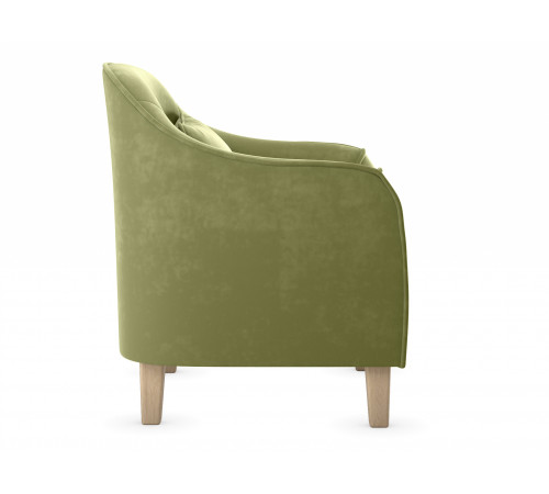Кресло Правила мебели Эдита Оливковый, велюр Оливковый, велюр