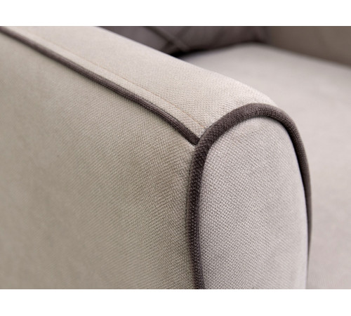 Кресло НижегородмебельИК Фрэнклин Крем / Мокко, велюр Крем / Мокко, велюр