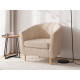 Кресло Правила мебели Элен Бежевый, искусственный мех Бежевый, искусственный мех