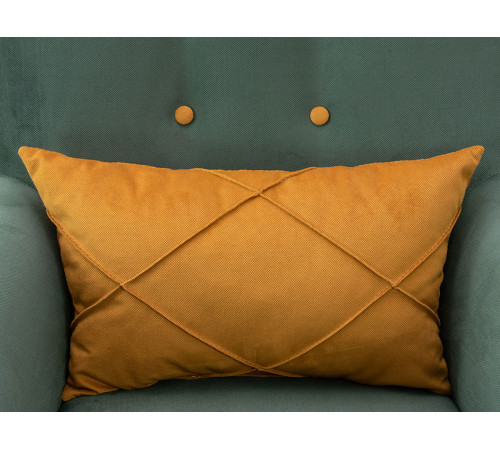 Кресло НижегородмебельИК Фрэнклин Лиственный / Желтый, велюр Лиственный / Желтый, велюр