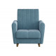 Кресло Сильва Эссен Синий, велюр Синий, велюр