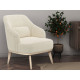 Кресло Правила мебели Лаурель Миди Крем, иск. мех Крем, иск. мех