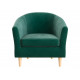 Кресло Правила мебели Элен Зеленый, велюр Зеленый, велюр