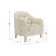 Кресло Правила мебели Эдита Крем, иск. мех Крем, иск. мех