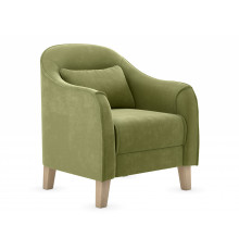 Кресло Правила мебели Эдита Оливковый, велюр Оливковый, велюр