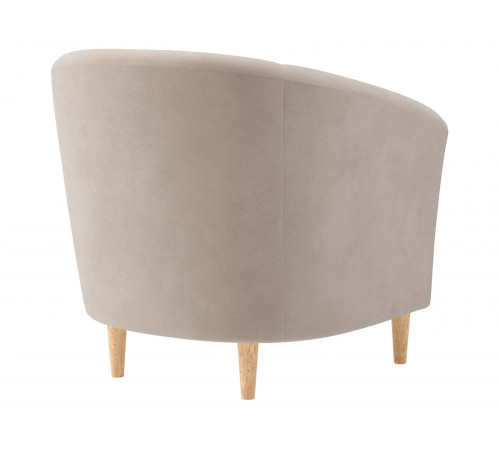 Кресло Правила мебели Элен Бежевый, велюр Бежевый, велюр