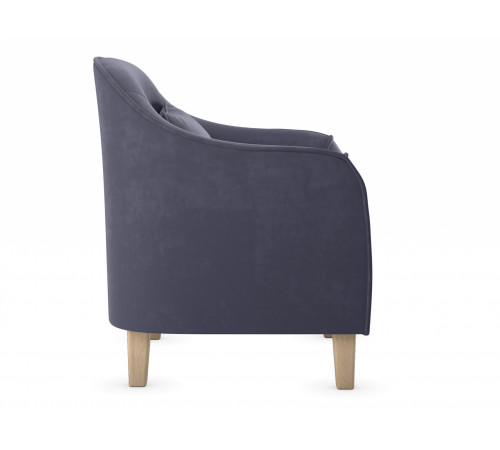 Кресло Правила мебели Эдита Графит, велюр Графит, велюр