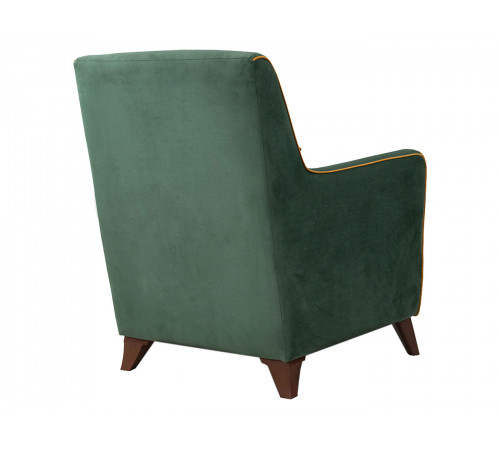 Кресло НижегородмебельИК Фрэнклин Лиственный / Желтый, велюр Лиственный / Желтый, велюр