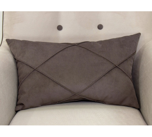 Кресло НижегородмебельИК Фрэнклин Крем / Мокко, велюр Крем / Мокко, велюр