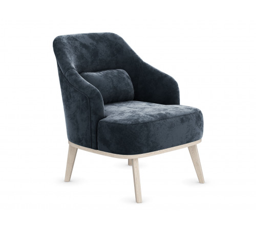 Кресло Правила мебели Лаурель Миди Графит, микровелюр Графит, микровелюр