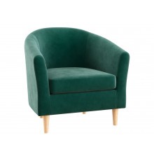 Кресло Правила мебели Элен Зеленый, велюр Зеленый, велюр