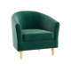 Кресло Правила мебели Элен Зеленый, велюр Зеленый, велюр