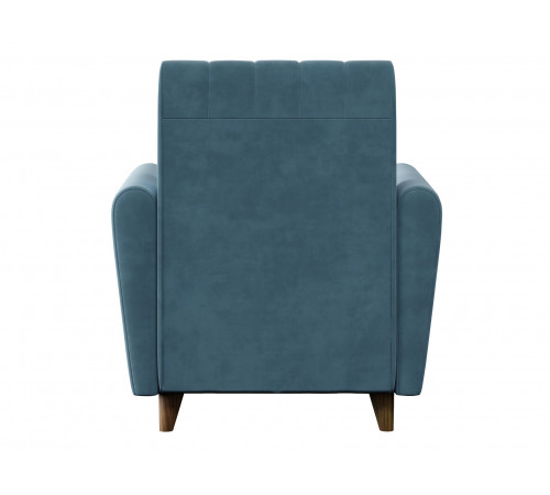 Кресло Сильва Эссен Синий, велюр Синий, велюр