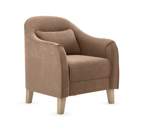 Кресло Правила мебели Эдита Латте, велюр Латте, велюр