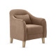Кресло Правила мебели Эдита Латте, велюр Латте, велюр