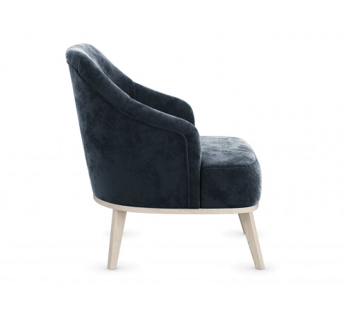 Кресло Правила мебели Лаурель Миди Графит, микровелюр Графит, микровелюр