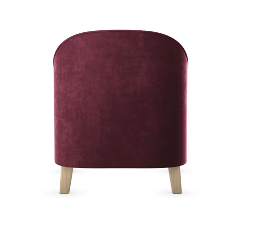 Кресло Правила мебели Эдита Брусничный, велюр Брусничный, велюр