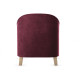 Кресло Правила мебели Эдита Брусничный, велюр Брусничный, велюр