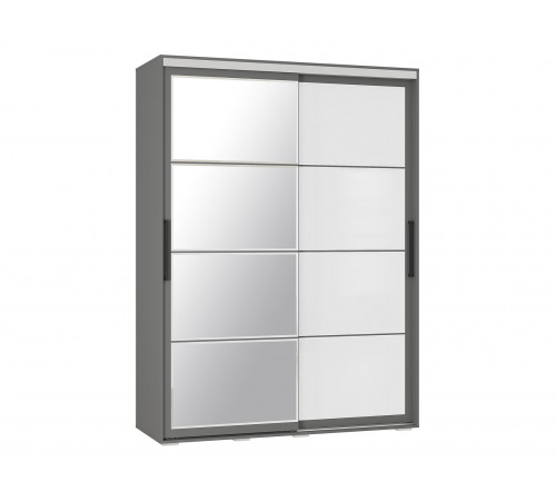 Шкаф-купе Мебелони Крафт 6 Графит 160,2 см