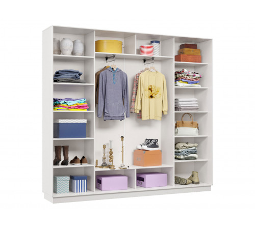 Шкаф-купе Хочу домой Маршал Белый / Серебро, алюминий Зеркало в центре