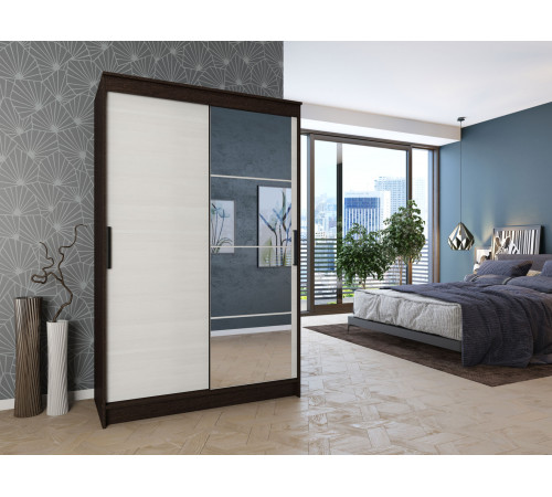 Шкаф-купе Эра Сонет Венге / Лоредо Венге / Лоредо