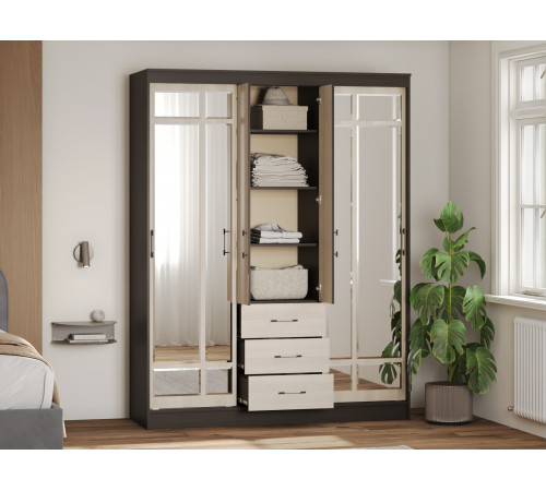 Шкаф-купе BTS Астон Венге / Лоредо Венге / Лоредо