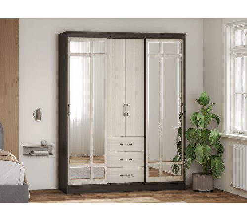 Шкаф-купе BTS Астон Венге / Лоредо Венге / Лоредо