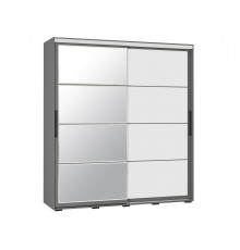 Шкаф-купе Мебелони Крафт 6 Графит 196,2 см