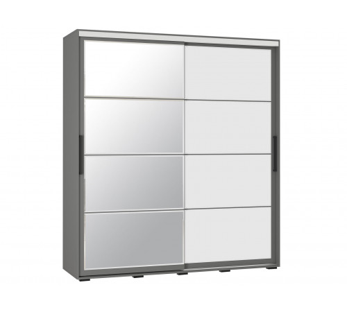 Шкаф-купе Мебелони Крафт 6 Графит 196,2 см