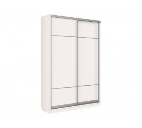 Шкаф-купе Хочу домой Маршал Лайт Белый / Серебро, алюминий 45 см