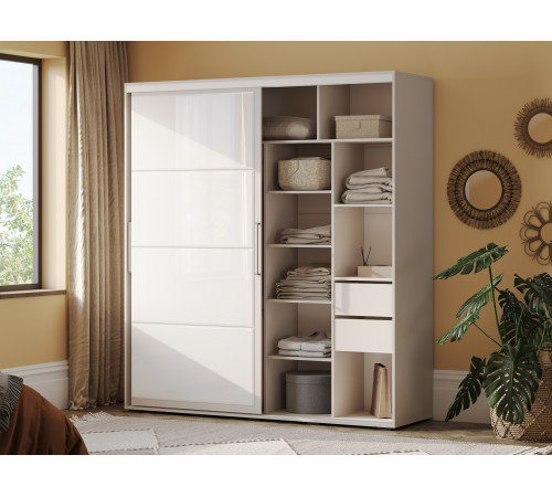 Шкаф-купе Мебелони Крафт 6 Кашемир 196,2 см