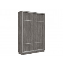 Шкаф-купе Хочу домой Маршал Лайт Бетон / Серебро, алюминий 45 см